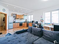 Prodej RD, Doubravice, 4 byty, 353m2, pozemek 1155m2 - byt č.1 obývací pokoj.jpg