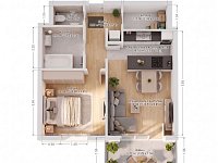 Pronájem zděného bytu 2+kk, balkon - Rokycanova-Pudorys.jpg