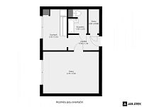 Pronájem bytu 1+1, 36m² - Šantrochova - Hradec Králové - Project 2 - 1st Floor (1)-2.jpg