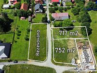 Prodej stavebního pozemku 717 m2 Soběšovice, okres Frýdek-Místek