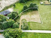 Prodej stavebního pozemku 1 900 m2 Písek