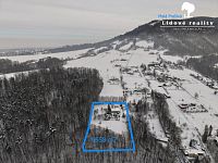 Prodej stavebního pozemku 6558 m2  Vyšní Lhoty