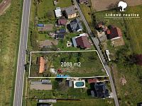Prodej stavebního pozemku 2088 m2, Dobrá