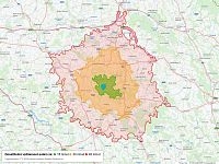 Prodej pozemku, projektu a stavebního povolení. - Dosažitelná vzdálenost: auto