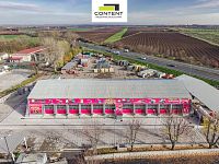 Pronájem skladové haly 1210 m² + venkovní plocha 1200 m², Svémyslice - Praha Východ