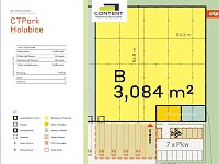 Pronájem novostavby skladu, výrobních prostor 3.078 m², Holubice, D1 - Foto 9
