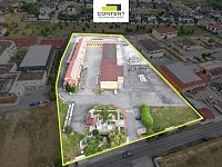 Pronájem skladu , výrobní haly 2041 m² + venkovní plocha 4030 m², Praha východ - Veleň