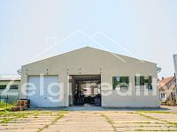 Průmyslový areál s halami a stavební rezervou | 5 014 m² | Velké Němčice - Hala - pohled dvůr