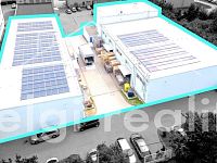 Sklady 600 m² / 350 m² + kanceláře 2.–3. NP – možnost samostatných provozů