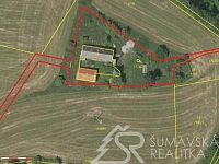 CHALUPA MA SAMOTĚ V NÁDHERNÉ POLOZE  NA MYSTICKÉM MÍSTĚ "BOŽÍ KÁMEN" SE ŠUMAVOU NA DOHLED - Mapa OF 1.jpg