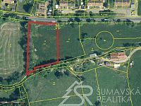 MÍSTO PRO VÁŠ VYSNĚNÝ DOMOV- STAVEBNÍ POZEMEK S VÝHLEDEM NA ŠUMAVU O VÝMĚŘE 3500 m2, 3 KM OD SUŠICE - Mapa OF.jpg