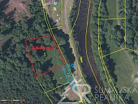STAVEBNÍ POZEMEK NA KRÁSNÉM A KLIDNÉM MÍSTĚ V BLÍZKOSTI ŘEKY OTAVY NA HRANICI NÁRODNÍHO PARKU ŠUMAVA-REJŠTEJN SLEVA - Mapa OF.jpg