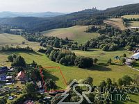 STAVEBNÍ POZEMEK S VÝHLEDEM,  OKRAJ KAŠPERSKÝCH HOR  – ŠUMAVA