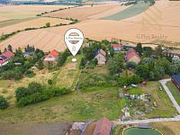 Prodej pozemku, 950 m2, Charvátce u Loun - DJI_0141-v.jpg