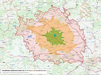 Pronájem vybaveného bytu 2+1, 51 m2, ulice  28. Října, Louny - Dosažitelná vzdálenost: auto