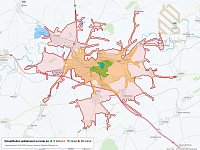 Pronájem vybaveného bytu 2+1, 51 m2, ulice  28. Října, Louny - Dosažitelná vzdálenost: kolo