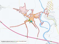 Pronájem bytu 3+kk 90 m2,  zahradou 150 m2 a terasou 20 m2, Brozany nad Ohří ulice Kozí okres Litoměřice - Dosažitelná vzdálenost: chůze