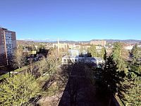 Podnájem 1+1, 54 m², 2 lodžie, krásný výhled, 8. NP – Šumperk, Fibichova - výhled z lodžie